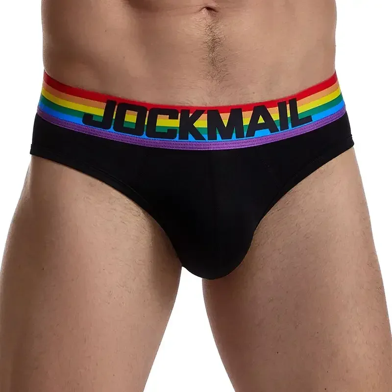Jockmail Celana Dalam Pria Seksi Celana Dalam Katun Rendah Naik Renda Benang Jaring, Celana Pendek Musim Panas Sejuk Calzoncillos Hombre Slip