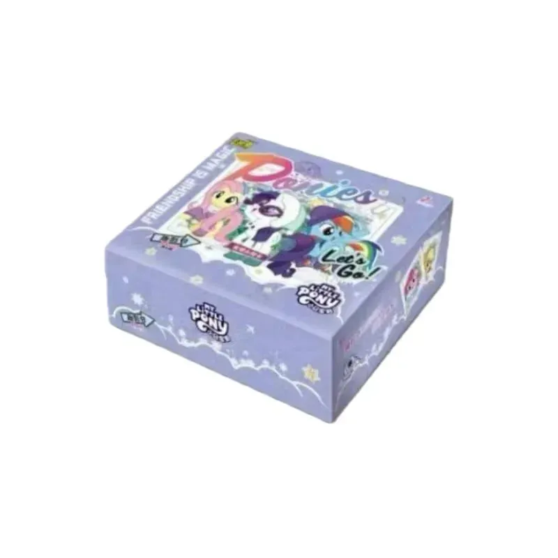 Genuine New My Little Pony Friendship Eternal Star Bag 2 Rhythm Moon AR Gilded Decoration OR Collection Card Gift