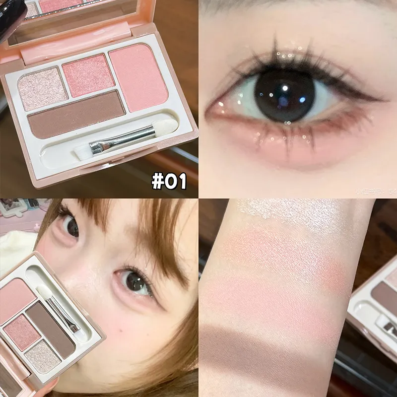 ART VALUE Pearlescent Eyeshadow Palette Makeup Lasting Glitter Matte Eye Shadow Shimmer Contouring Highlight Shadow Cosmetics