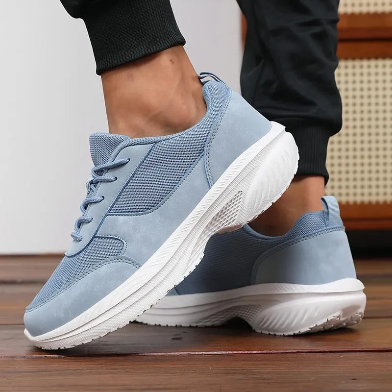 Wide Toe Shoes Unisex Breathable Mesh Platform Sneakers Fashion Comfortable Minimalis Shoes 2026 Outdoor Non-Slip Walking Shoes