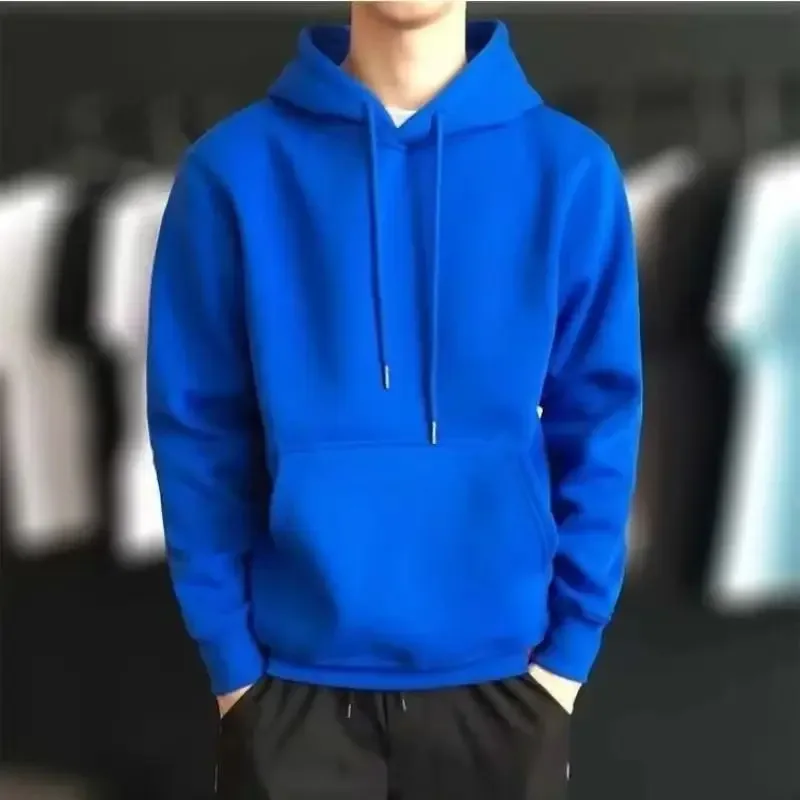 Men's Hoodies Women Pullover Spring Autumn Casual Hoodie Sweatshirts Solid Color Hoodies Oversize Black Sweatshirt For Male