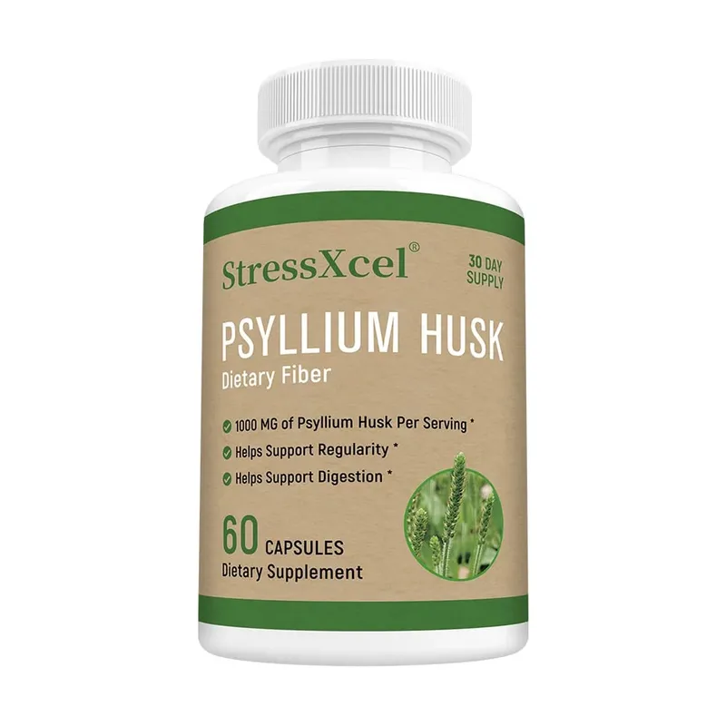 Psyllium Husk - Natural Soluble Fiber Good for Intestinal Health Cleansing Detox Supports Digestive System Health Supplement