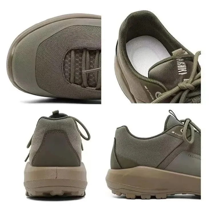Green Running Shoes for Men Elasticity Casual Sneakers Lightweight Breathable Speciality Men's Sneakers Outdoor Tennis Shoes Man