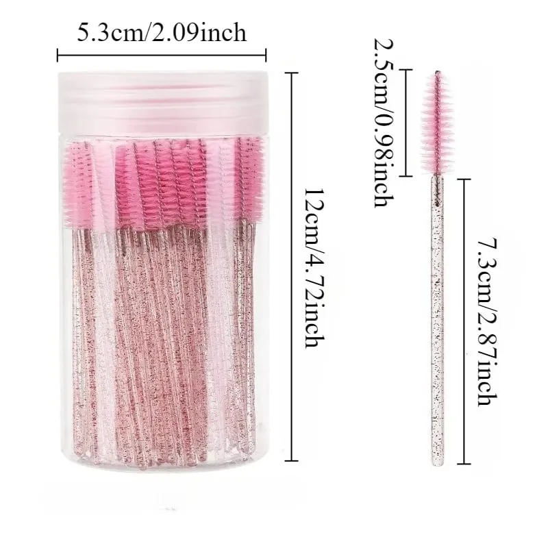 50/150PCS Disposable Eyelash Brush Mascara Wands Eyebrow Brush Makeup Applicator for Eyelash Extension Beauty Tools
