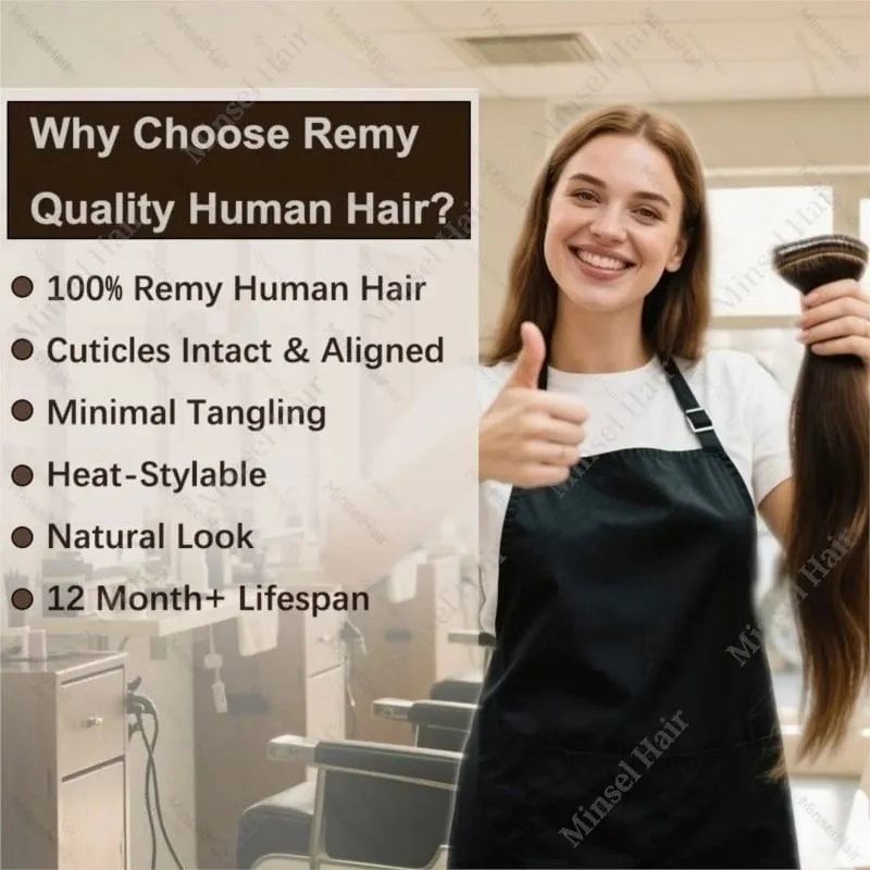 Remy Tape in Hair Extension Real Human Hair Ombre Brown Blonde Black Thick &Silky 20/40/60pcs No Frizzy No Tangle Salon Quality