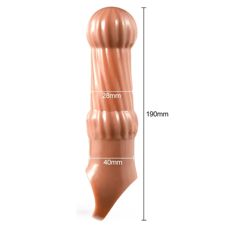 Extensión de pene realista, manga para pene, silicona reutilizable, alargador de pene, condones retardantes para hombres, consolador potenciador, Juguetes sexuales, tienda erótica