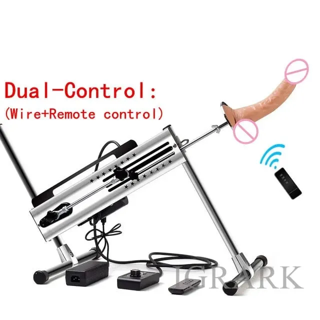 Wired/Wireless Dual Control Quiet Sex Machine 120W Adjustable Vac-u-Lock Love Machines 3-15cm Stroke Vibrator Sex Toys for Women — image 7