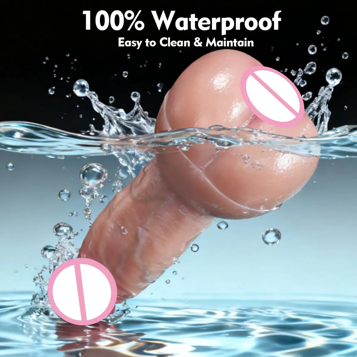 Realistic Dildo SoftSilicone Penis and Vagina 2-in-1 Masturbator Cup Vagina Masturbation Blowjob Adults Sex Toys Male Mastubator