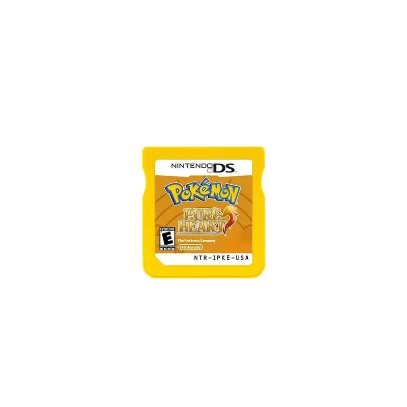 Anime Pokemon Series NDS Game Cartridge Video Game Console Moemon Silver Yellow KAIZO MoonBlack2 Hobby Collection Gifts Toys