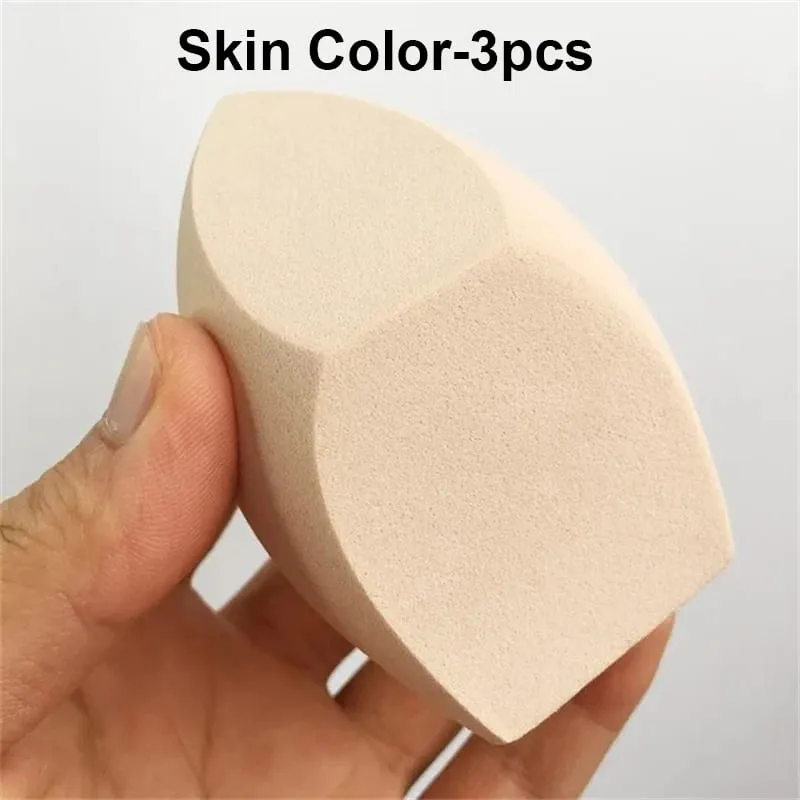 3pcs Big Size Makeup Sponge Puff Foundation Cosmetic Puff Wet And Dry Dual Use Soft Makeup Foundation Sponge Puff Make Up Puffs