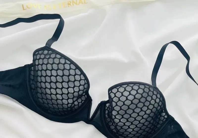 Half Cup Minimizer Bra For Women Summer Ultra Thin Soft Underwire Push‑Up French Deep V Neck Plus Size Brassiere 34‑44 B-C CUP