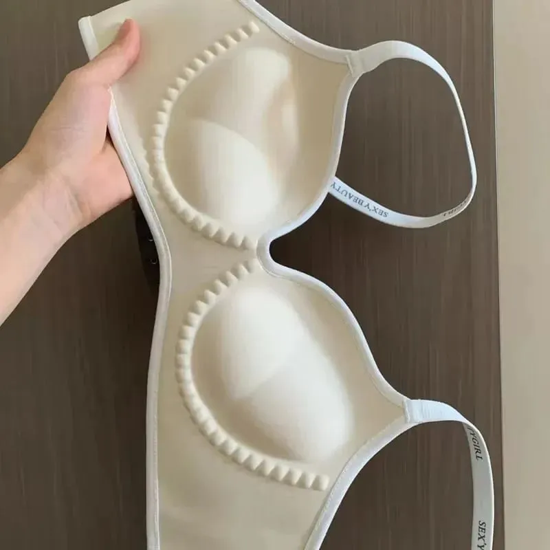 Γυναικεία εσώρουχα μικρό στήθος Sexy Push Up Εσώρουχα Σουτιέν χωρίς ραφή για Γυναικεία Άνετο καθημερινό σουτιέν Χοντρό Bralette 32-38AB