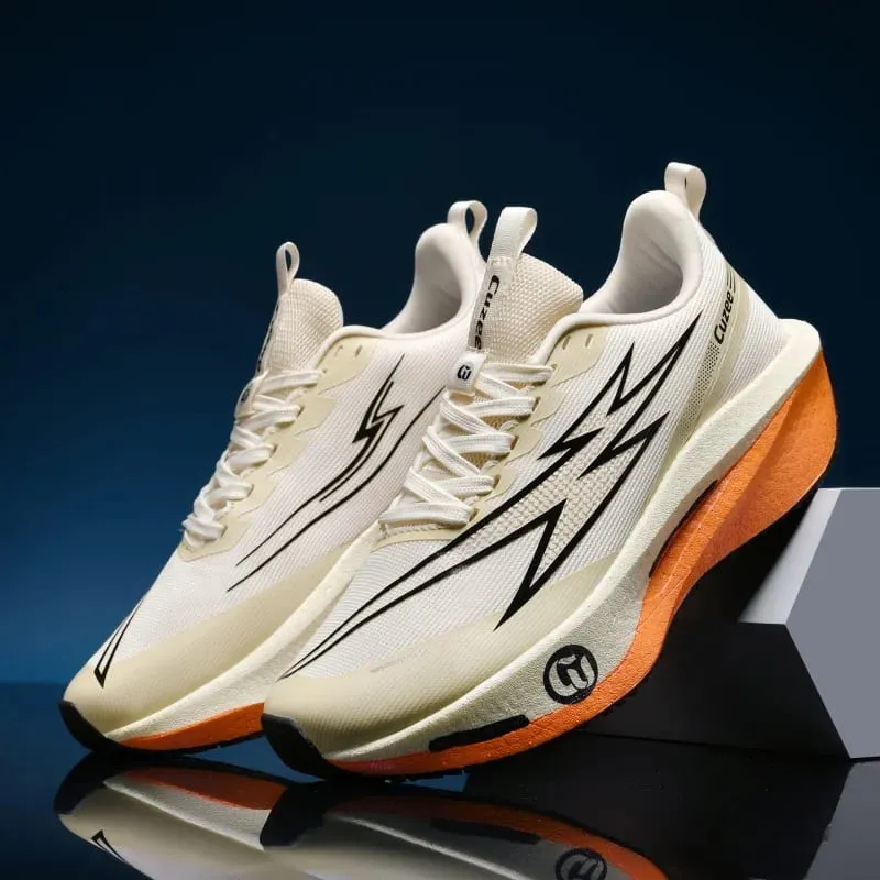 Men Running Shoes Carbon Board Speciality Marathon Sports Breathable Lightweight Women's Comfortable Athletic Leisure Sneakers