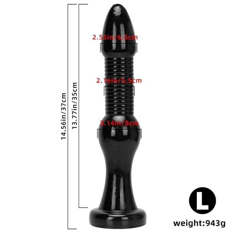Huge Black Anal Plug Monster Dildo Vagina Anus Expander Soft Anal Toys for Gay Men with Suction Cup Big Dick Adult Sex Toys 18+
