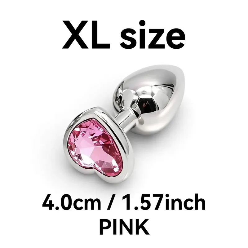 Metal Anal Plug Jewelry Base Beginner To Expert 5 Size Butt Plug Adult Toys Tail Female/Male Dildos Sex Toys Couples Adults Game