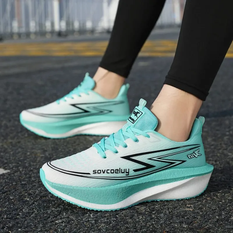 Running Shoes Men's Sneakers Marathon Trend Walking Speciality Carbon Board Sports Male Athletic Nonskid Lightweight For Women