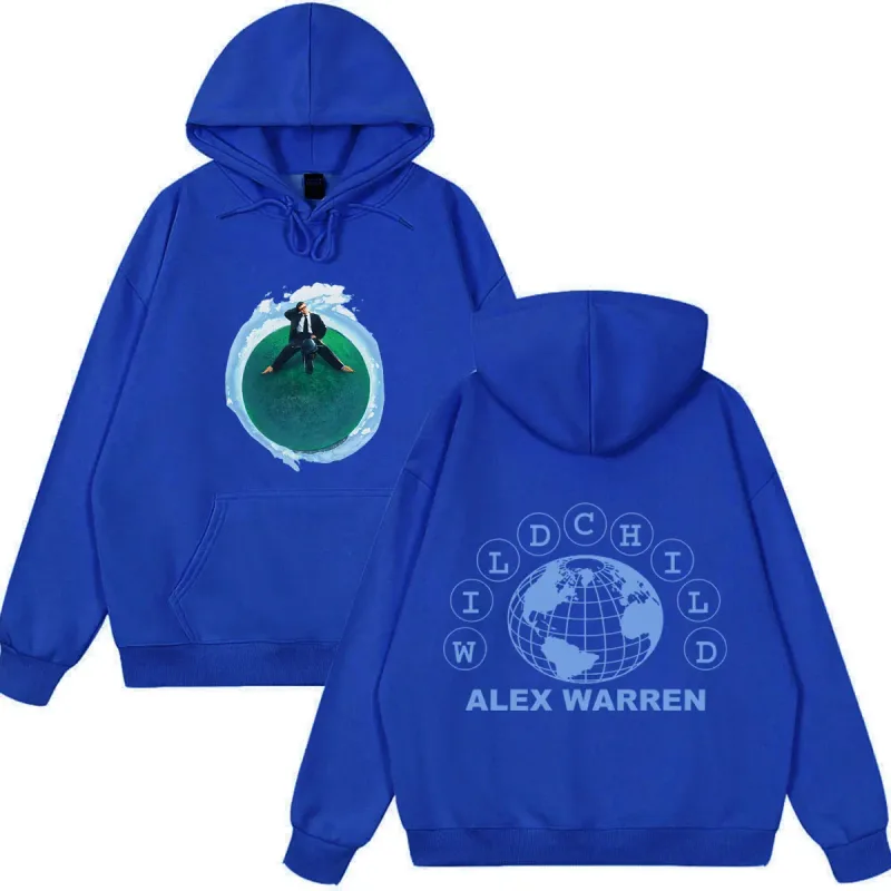 Alex Warren Album Wild child tour 2026 Merch hoodie Men Women Fashion pullover Long sleeves Loose Casual Vintage sweatshirts