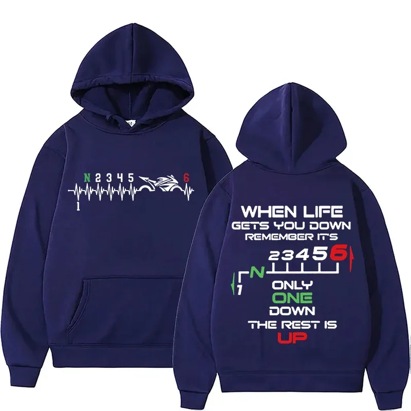 Nuevo 1N23456 sudaderas con capucha de latido del motorista para motocicleta para mujeres y hombres, sudaderas con capucha deportivas informales para otoño e invierno para mujeres