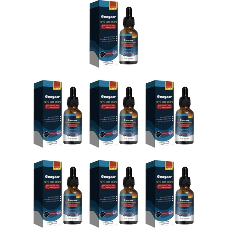Googeer Keto Diet Drops New Formula with L-Carnitine Tartrate and L-Arginine HCl Plus Green Tea Leaf Extract 2 Fl Oz (60 ML)