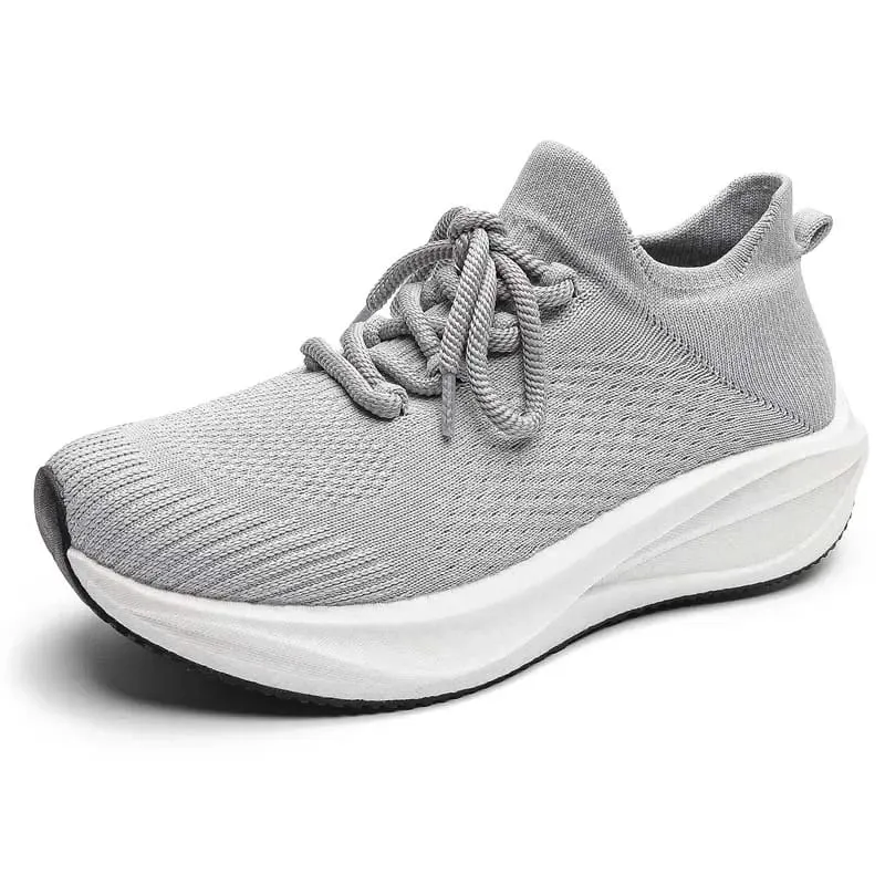 Men Women Summer Mesh Walking Shoes Breathable Lightweight Sock Sneakers Casual Sports Shoes Large Size Couple Style
