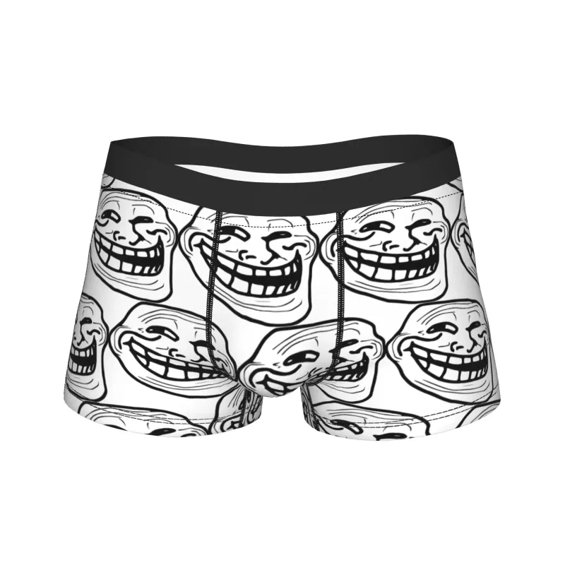 怒りコミック Trollfac トランクおかしいアニメポーチ下着ホット販売パターンボクサーブリーフ快適な男性パンツプラスサイズ