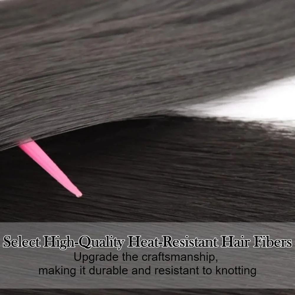 20cm/30cm Invisible Straight U-Shape Part Wig Pad Hairpiece for Women One Piece Clip-in Hair Extension Increased Hair Volume Wig