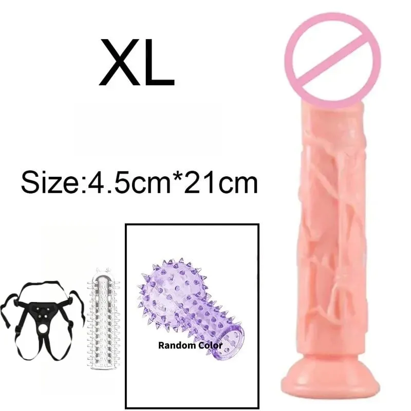 Cheap Realistic 5 Sizes Butt Plug Dildo Man Women Penis Suction Cup Anal Sex Toys Gay Suction Cup Big Dick Vaginal Masturbators