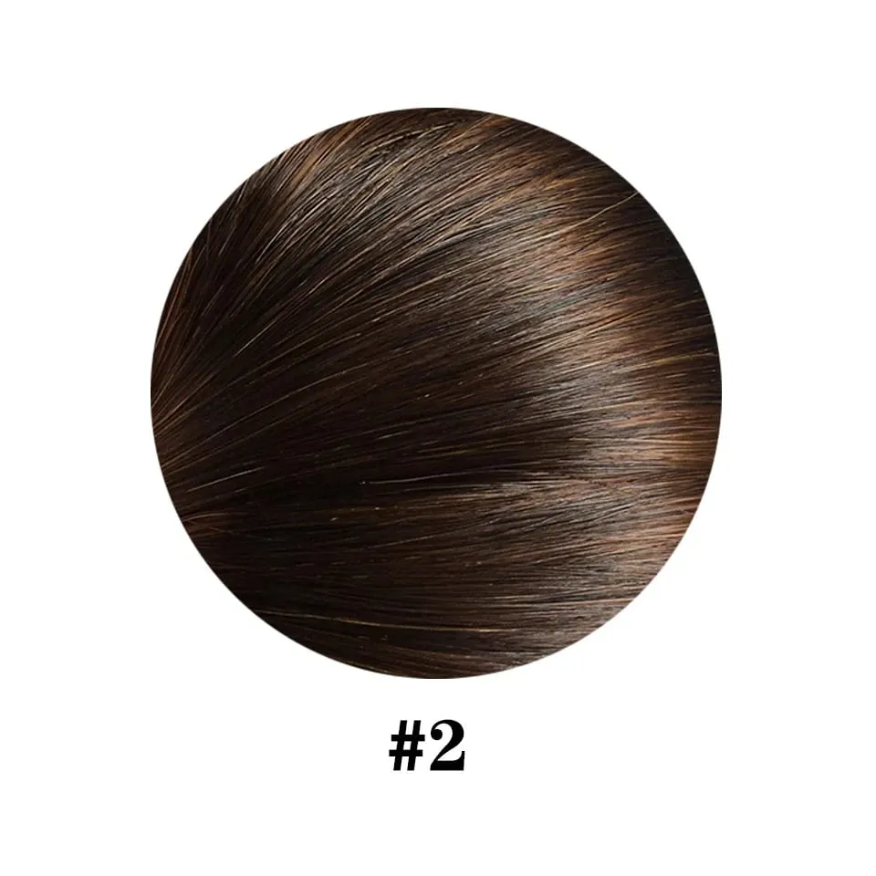 #4 Body Wave Clip In Hair Extensions 100% Real Human Hair Chocolate Brown Clip In Human Hair Extensions 120g/8pcs For Woman