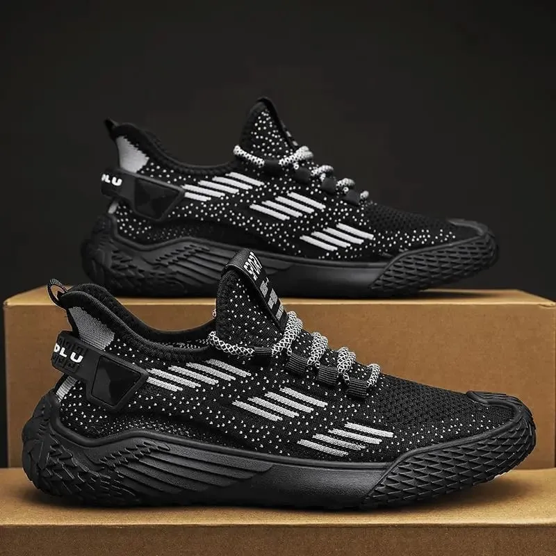 2025 Hot Sale Lightweight Men's Vulcanize Shoes Breathable Slip on Male Casual Sneakers Anti-slip Men's Outdoor Walking Shoes