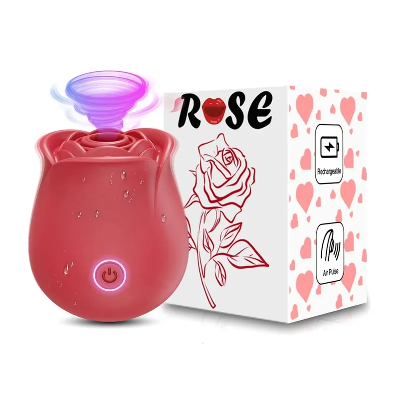 Powerful Rose-Toy Sucking Vibrator Female Sucker Clitoris Oral Nipple Vacuum Stimulator Adults Supplies Goods Sex Toys for Women