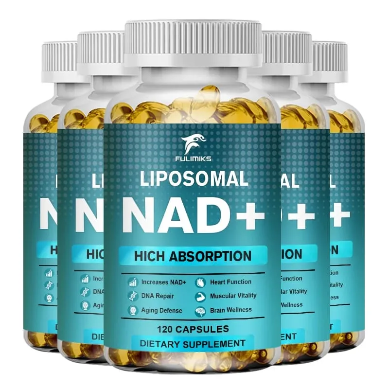 Doplněk NAD Capsules Liposomální doplněk NAD+ - Ochrana proti stárnutí Buněčná energie Funkce srdce a mozku