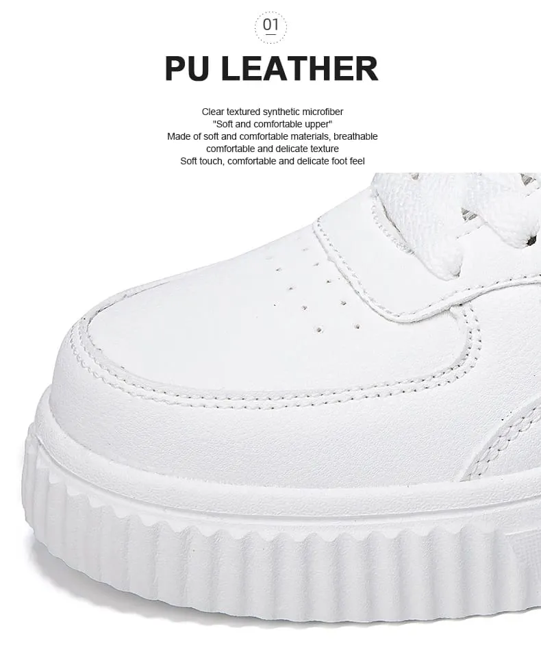 Fashion Women Casual Shoes Breathable Walking Flat Shoes Sneakers White Female Footwear Sports Running Outdoor Walking For Men