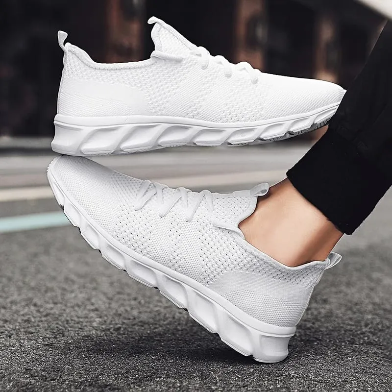 Men's Casual Sneakers Breathable Summer Running Shoes Lightweight Soft Sport Shoe Outdoor Fashion Tennis Shoes for Men Women