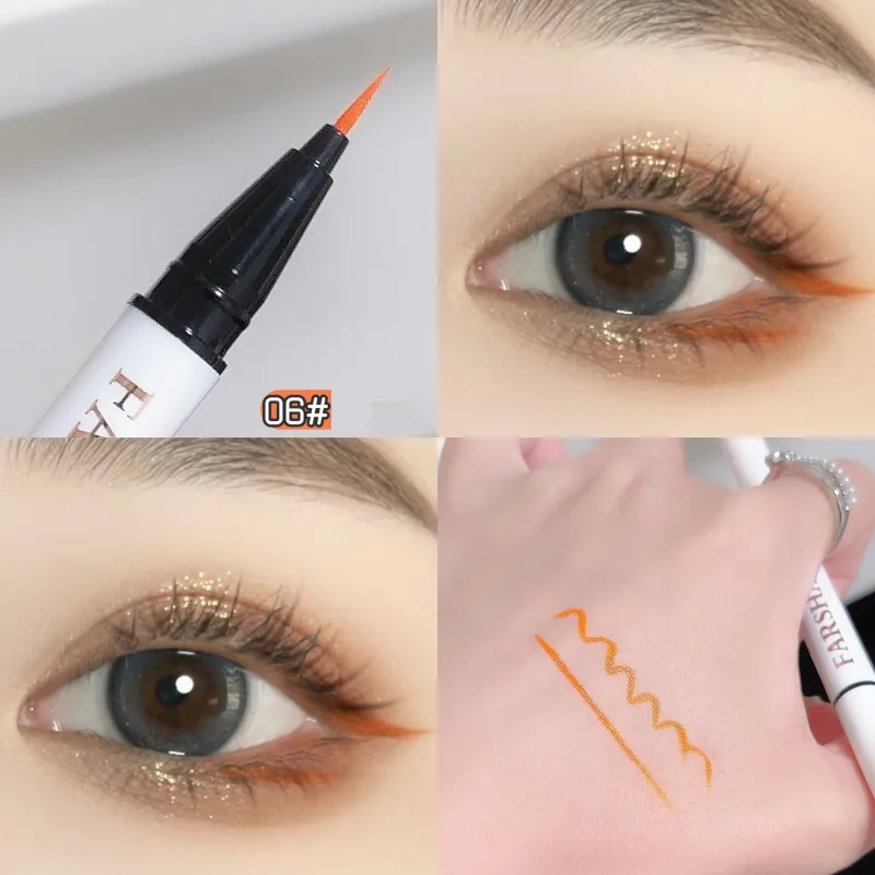 12 Colors Waterproof Eyeliner Pen Ultra-Fine Tip Liquid Eyeliner Long-Lasting Eye Liner Quick-Dry Colorful Makeup for Cosplay — image 13
