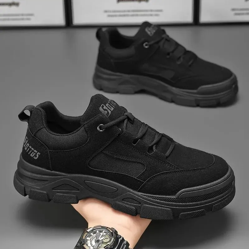 2026 Men's Works Casual Shoes Autumn Winter Breathable Anti-slip Wear Resistant Sneakers Outdoor Men Hiking Sports Shoes Zapatos
