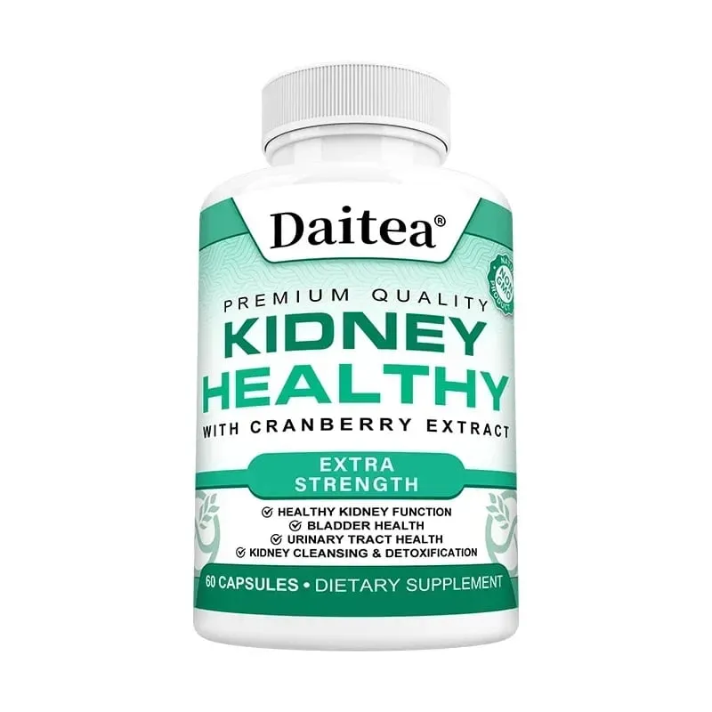 Kidney Support Capsules Kidney Cleanse & Detox Formula with Cranberry & Herbal Extracts Support Urinary Tract & Bladder Health