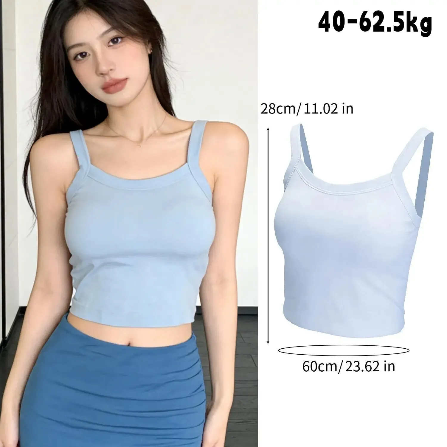Sleeveless Women Tank Tops with Breast Pads Summer Sexy Slim Crop Top Basic T-shirt Vest Lingerie Bras Tube Tops Hot Underwear