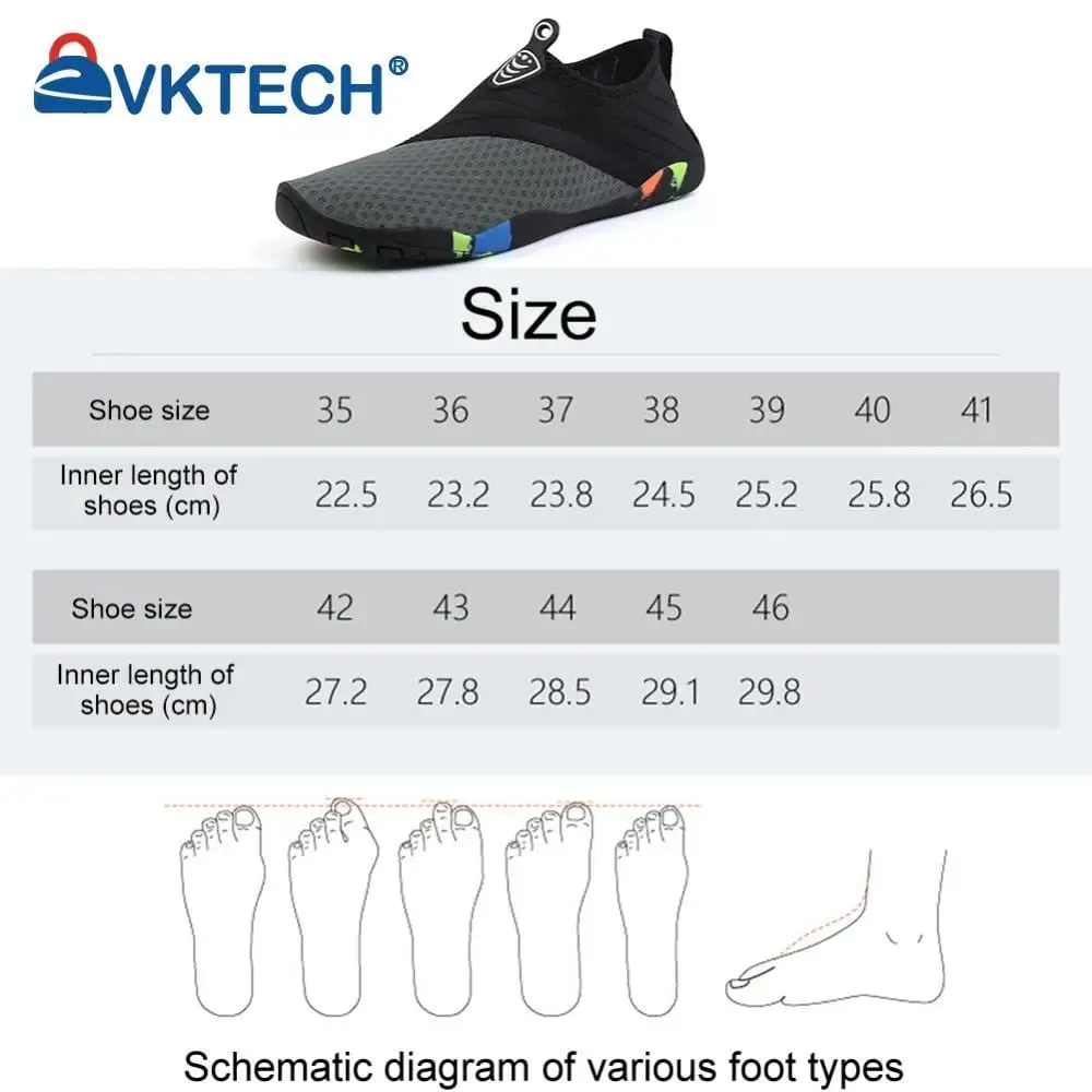 Beach Aqua Shoes Anti-skid Wading Unisex Sneakers Breathable for Adult Women Men