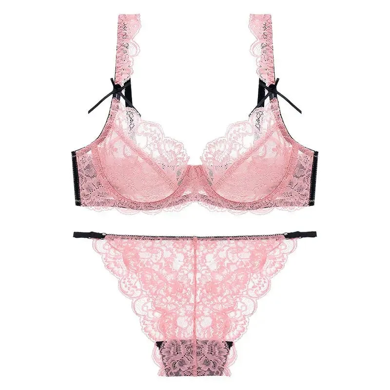 French Thin Bra for Women Ultra Thin Cup Minimize Big Breast Lift Anti Sag Underwire Free Brassiere Spring Summer Daily Bra Suit