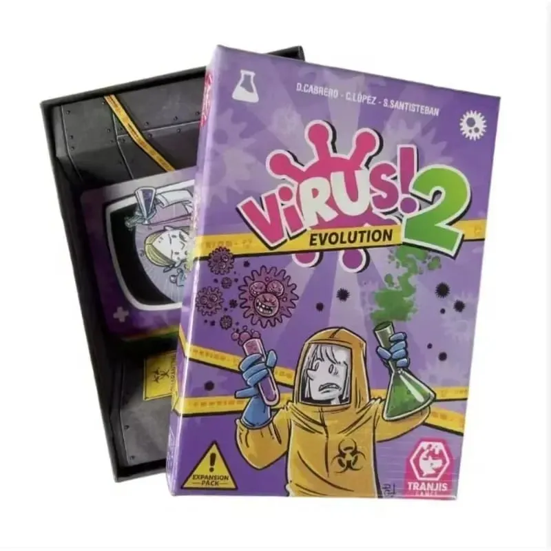 2026 Family Strategy Card Game Set Virus Series 1&2 & Halloween Adult Party Board Game Youth Group Interactive Entertainment