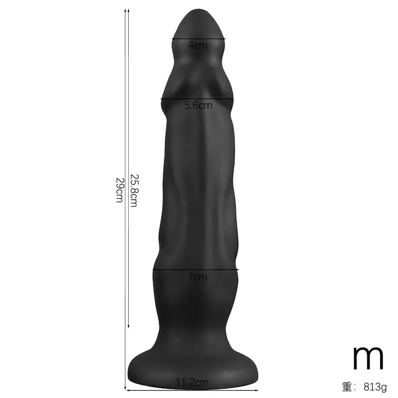 Huge Dildo Anal Plug Anal Dilation S-L Sex Toys Prostate Massage for Men Butt G-point Stimulation Anal Penetration Two Colors 18