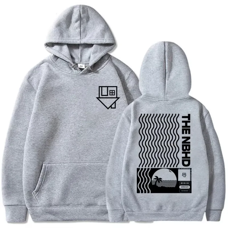 Album Wiped Out Printing Hoodies NBHD The Neighbourhood Band Sweatshirts LongSleeve Hooded Pullovers environmental protection