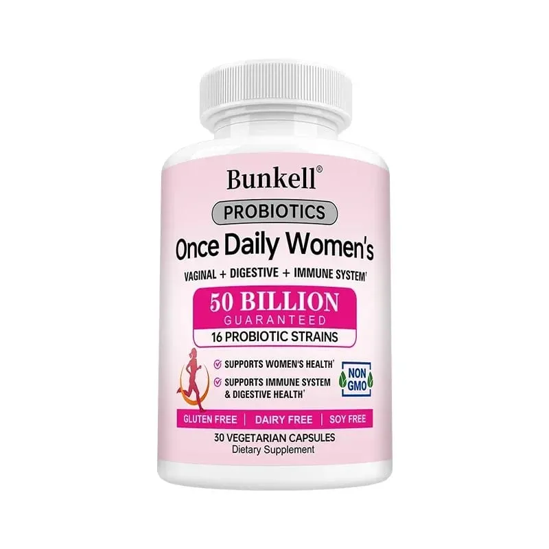 Once Daily Women's Probiotic Capsules - Supports The Intestinal Tract Urinary System Immune System Health & Overall Health