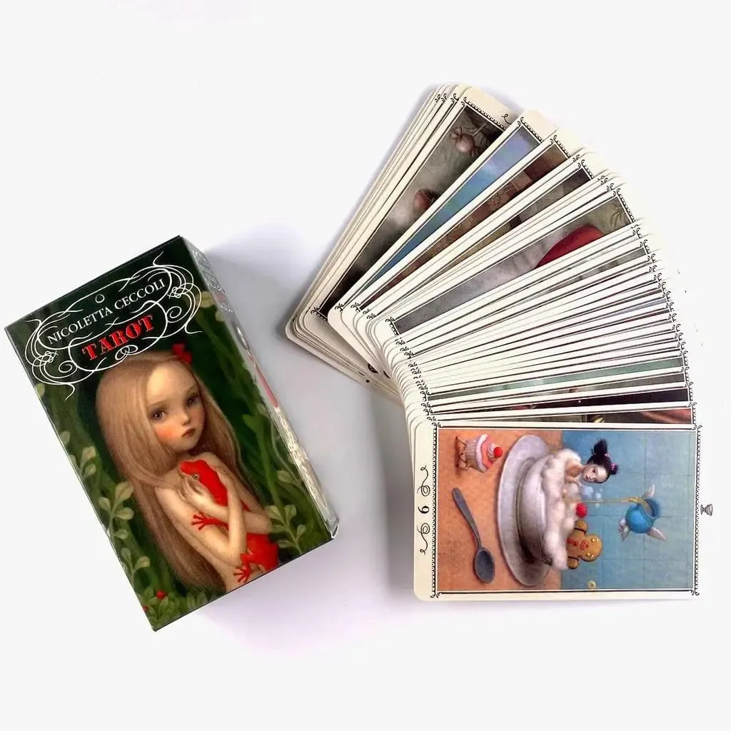 10.3*6cm Nicoletta Ceccoli Tarot Deck Party Table Gam Fortune-telling Prophecy 78 Pcs Cards — image 3