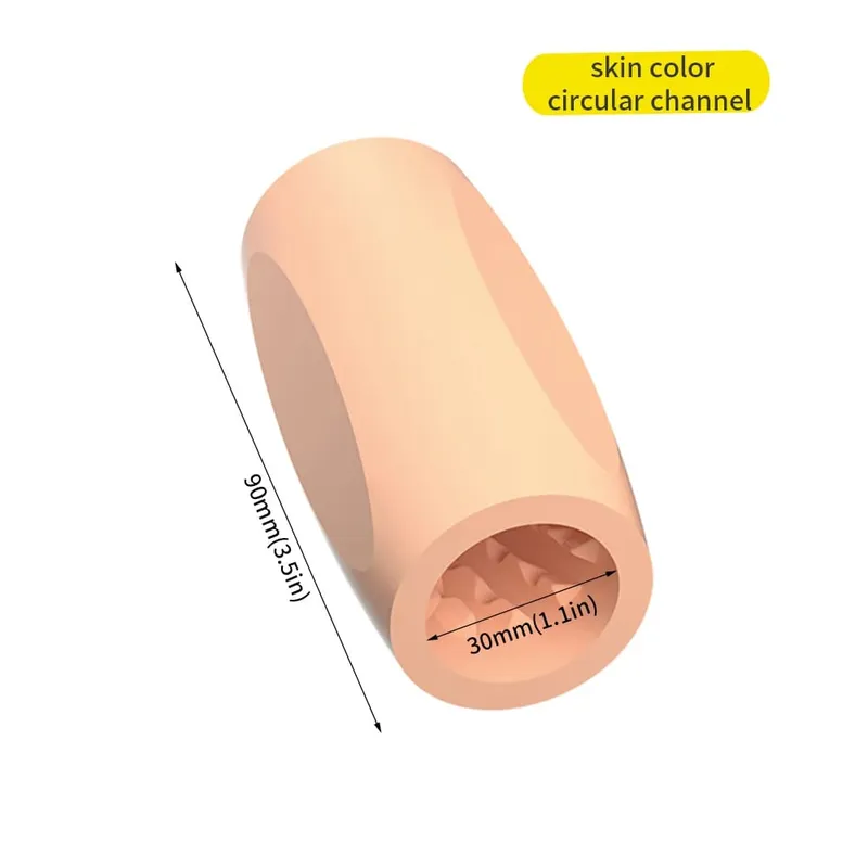 Transparent Masturbation for Men Pleasent Aircraft Cup Device Soft Pocket Vaginal Sleeve Training Adult Blowjob Sex Toy for Male