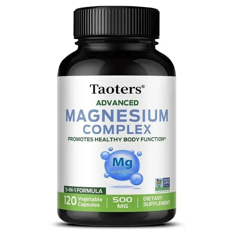 Magnesium Complex - Bone Muscle & Heart Health Supplement Sleep Support Muscle Relaxation Stress & Anxiety Relief