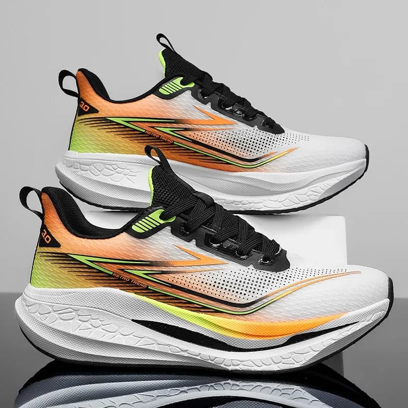 Running Shoes Men Carbon Board Speciality Marathon Men's Sports Breathabe Sneakers Comfortable Athletic Nonskid Shoes For Women