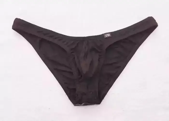 Men's Modal Briefs Ultra-Thin Breathable Ruched Hip Lift 3D Form-Fitting Bulge Enhancing Comfortable Underwear Fashion Sexy