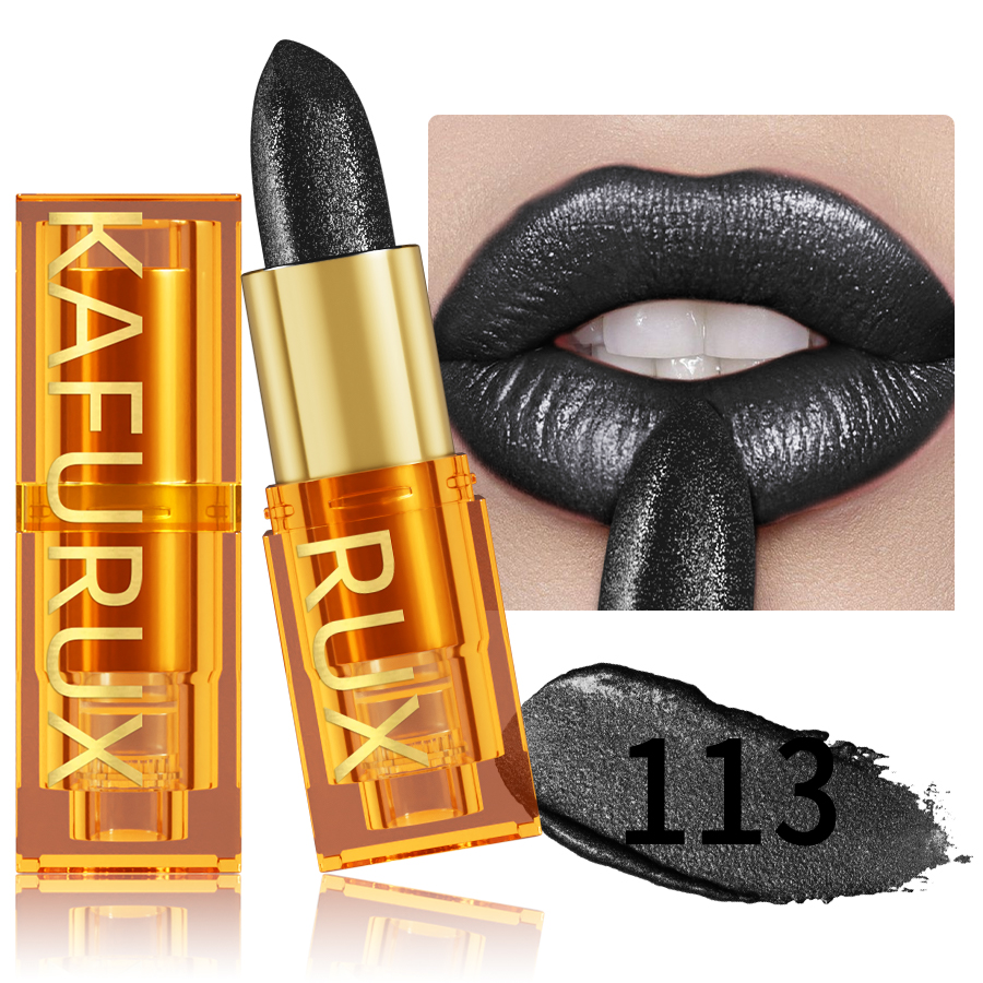 16Colors Bold & Intense Glitter Shiny Metallic Lipstick Lip Tint Long Lasting Lip Senior Matte Lip Makeup Gifts for Women Cosme