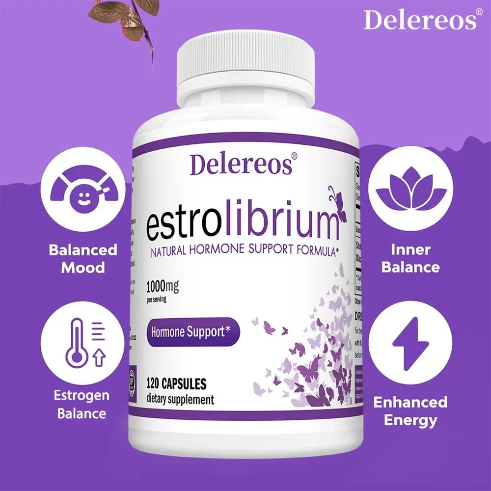 1000mg Hormone Support - Menopause Supplements for Women - Supports Natural Hormonal Balanc Monthly Comfort and Wellness